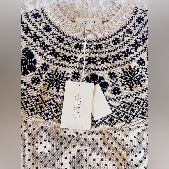 NWT The Great The Slope Crew Sweater